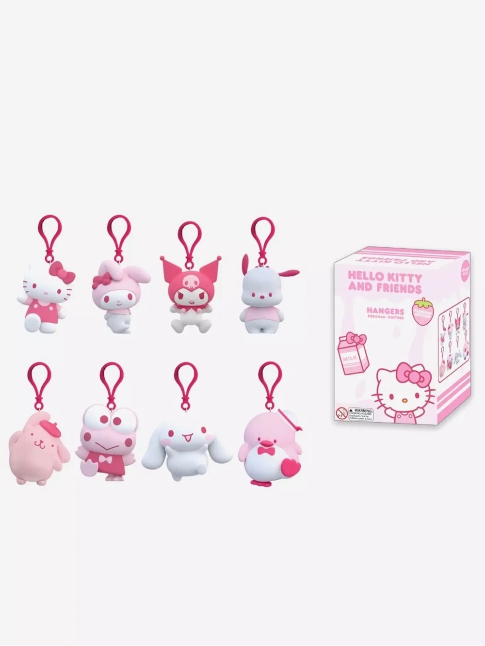 Limited Edition Hello Kitty and Friends Strawberry Milk Keychain